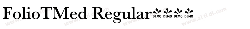 FolioTMed Regular字体转换